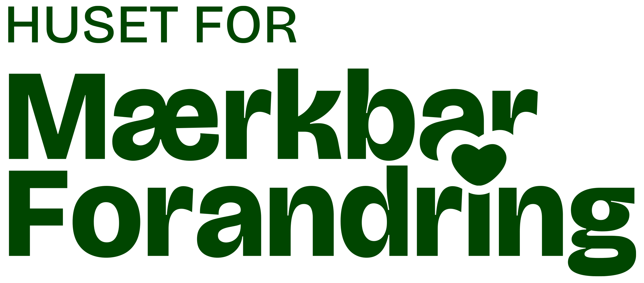 Huset for Mærkbar forandring Logo